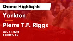 Yankton  vs Pierre T.F. Riggs  Game Highlights - Oct. 14, 2021