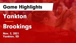 Yankton  vs Brookings  Game Highlights - Nov. 2, 2021