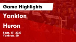 Yankton  vs Huron  Game Highlights - Sept. 13, 2022