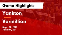 Yankton  vs Vermillion  Game Highlights - Sept. 29, 2022