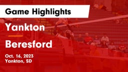 Yankton  vs Beresford  Game Highlights - Oct. 16, 2023