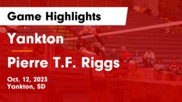 Yankton  vs Pierre T.F. Riggs  Game Highlights - Oct. 12, 2023