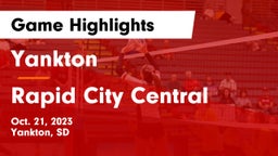 Yankton  vs Rapid City Central  Game Highlights - Oct. 21, 2023