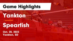 Yankton  vs Spearfish  Game Highlights - Oct. 20, 2023
