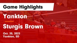 Yankton  vs Sturgis Brown  Game Highlights - Oct. 20, 2023
