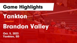 Yankton  vs Brandon Valley  Game Highlights - Oct. 5, 2023