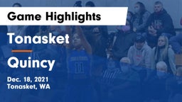 Tonasket  vs Quincy  Game Highlights - Dec. 18, 2021