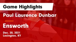 Paul Laurence Dunbar  vs Ensworth  Game Highlights - Dec. 20, 2021