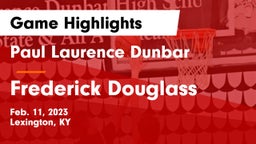 Paul Laurence Dunbar  vs Frederick Douglass Game Highlights - Feb. 11, 2023