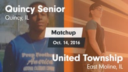 Matchup: Quincy Senior High vs. United Township 2016