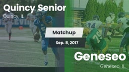Matchup: Quincy Senior High vs. Geneseo  2017