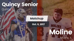 Matchup: Quincy Senior High vs. Moline  2017