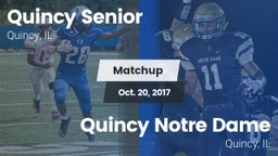 Matchup: Quincy Senior High vs. Quincy Notre Dame 2017