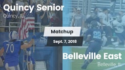 Matchup: Quincy Senior High vs. Belleville East  2018
