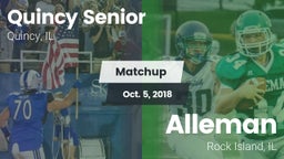Matchup: Quincy Senior High vs. Alleman  2018