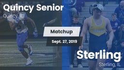 Matchup: Quincy Senior High vs. Sterling  2019
