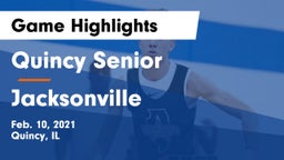 Quincy Senior  vs Jacksonville  Game Highlights - Feb. 10, 2021