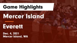Mercer Island  vs Everett  Game Highlights - Dec. 4, 2021