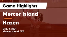 Mercer Island  vs Hazen  Game Highlights - Dec. 8, 2021