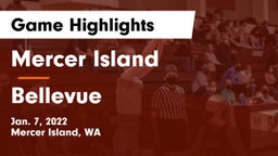 Mercer Island  vs Bellevue  Game Highlights - Jan. 7, 2022