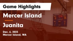Mercer Island  vs Juanita  Game Highlights - Dec. 6, 2023