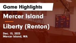 Mercer Island  vs Liberty  (Renton) Game Highlights - Dec. 15, 2023