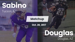 Matchup: Sabino  vs. Douglas  2017