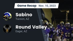 Recap: Sabino  vs. Round Valley  2023