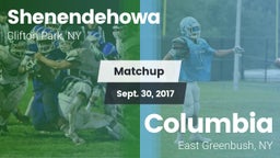 Matchup: Shenendehowa High vs. Columbia  2017