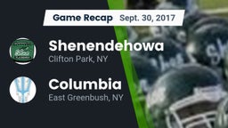 Recap: Shenendehowa  vs. Columbia  2017