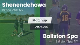 Matchup: Shenendehowa High vs. Ballston Spa  2017