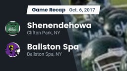 Recap: Shenendehowa  vs. Ballston Spa  2017