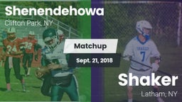 Matchup: Shenendehowa High vs. Shaker  2018