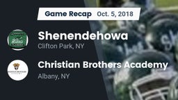 Recap: Shenendehowa  vs. Christian Brothers Academy  2018