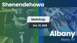 Matchup: Shenendehowa High vs. Albany  2018