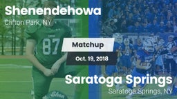 Matchup: Shenendehowa High vs. Saratoga Springs  2018