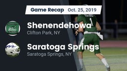 Recap: Shenendehowa  vs. Saratoga Springs  2019
