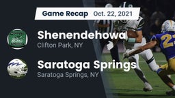 Recap: Shenendehowa  vs. Saratoga Springs  2021