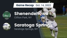Recap: Shenendehowa  vs. Saratoga Springs  2022