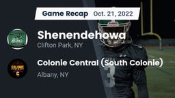 Recap: Shenendehowa  vs. Colonie Central  (South Colonie) 2022