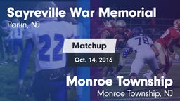Matchup: Sayreville vs. Monroe Township  2016