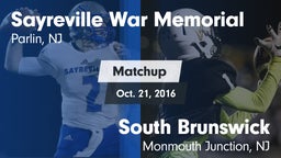 Matchup: Sayreville vs. South Brunswick  2016