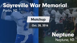 Matchup: Sayreville vs. Neptune  2016