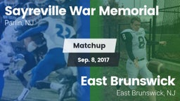 Matchup: Sayreville vs. East Brunswick  2017