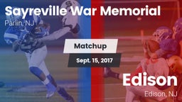 Matchup: Sayreville vs. Edison  2017