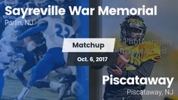 Matchup: Sayreville vs. Piscataway  2017