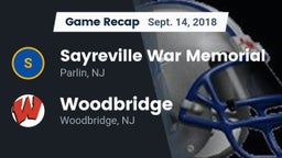Recap: Sayreville War Memorial  vs. Woodbridge  2018