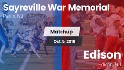 Matchup: Sayreville vs. Edison  2018