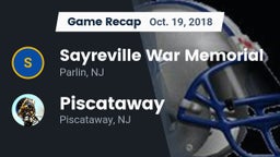 Recap: Sayreville War Memorial  vs. Piscataway  2018