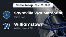 Recap: Sayreville War Memorial  vs. Williamstown  2018